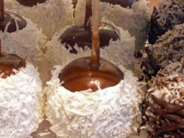 Popcakes aux noisettes ou à la noix de coco et caramel