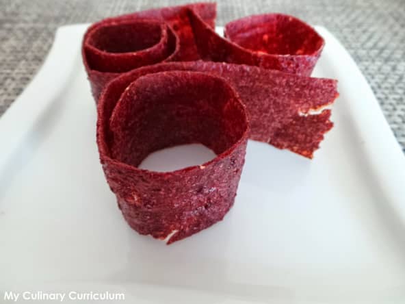 Roulés à la fraise maison, que des fraises et un peu de miel