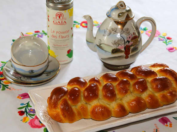 Brioche tressée à 6 branches