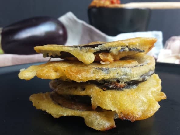 Beignets d'aubergines fondants