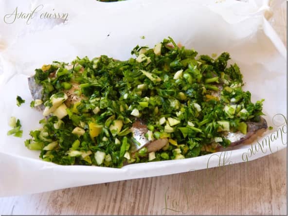 Sardines grillées coriandre ail