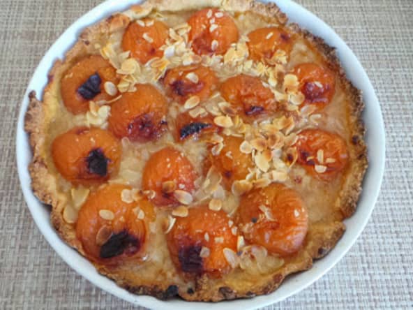 Tarte aux abricots et aux amandes