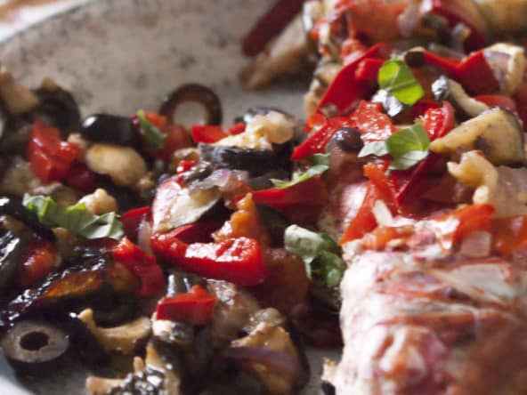 Rouget en papillote qui sent bon la Provence