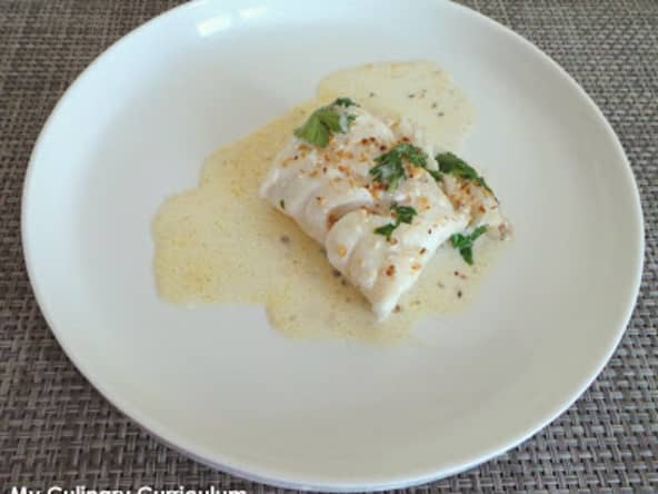 Filet de cabillaud aux épices et coriandre