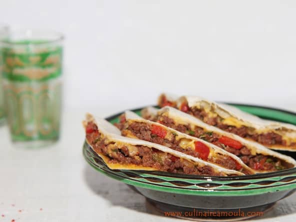 Quesadillas à la viande hachée