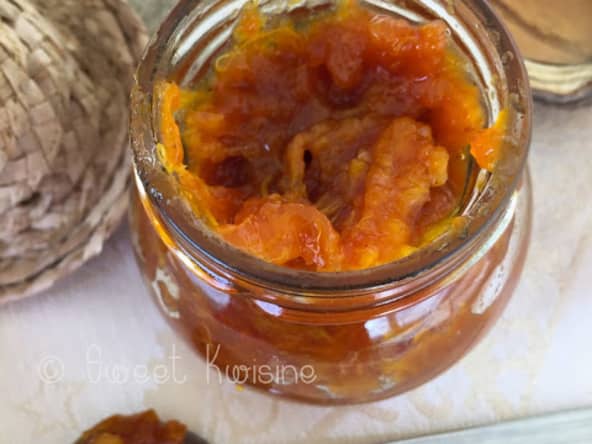La confiture d'abricot-pays