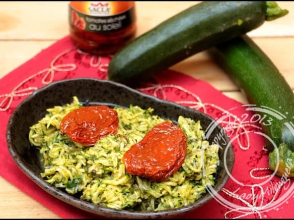 Salade de courgettes râpées à la cannelle