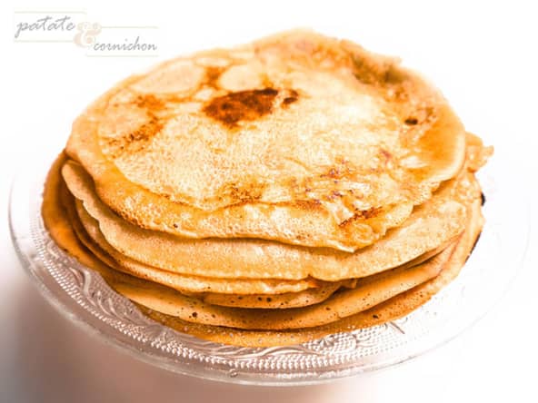 Crêpes sucrées vegan