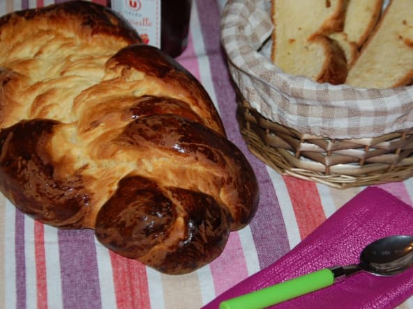 Brioche vendéenne tressée