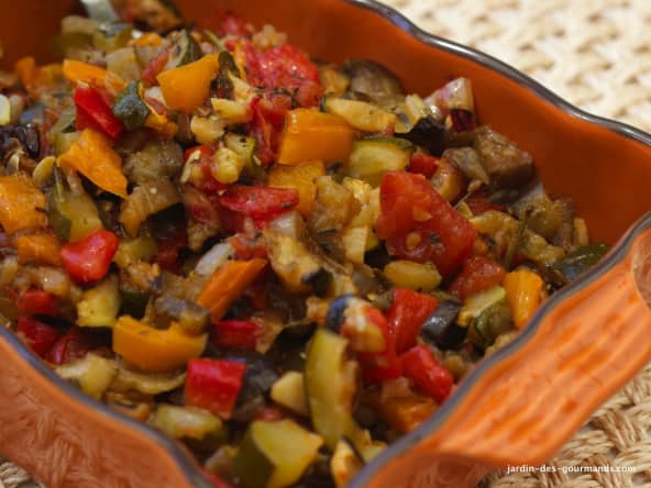 Ratatouille cuite au four
