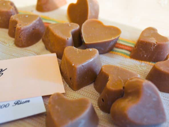 Coeur de chocolats Dulcey