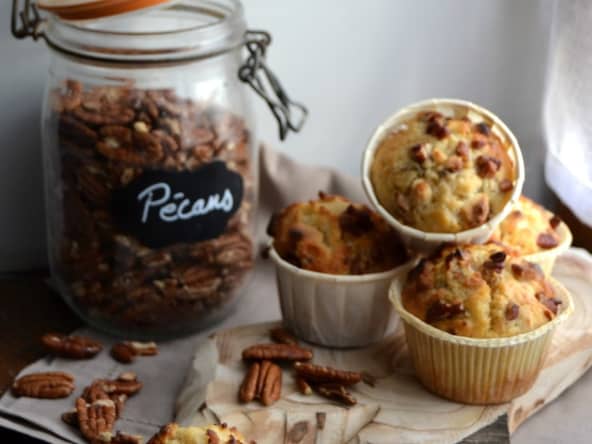 Muffins noix de pécan et sirop d'érable