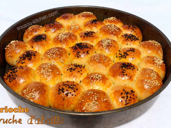 Brioche ruche d'abeille خلية النحل