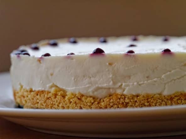 Cheesecake aux cerises, façon bavarois