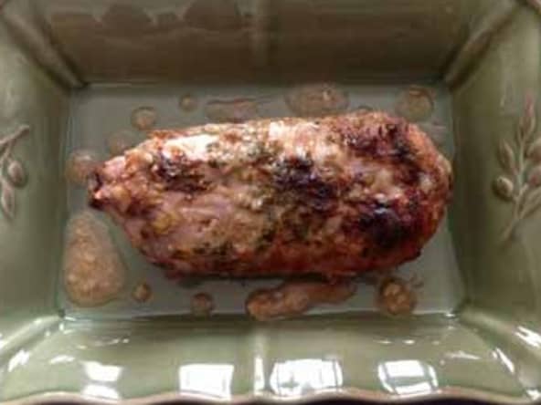 Râble de lapin rôti à la moutarde et aux dix épices exotique