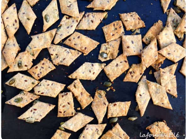 Les p'tits géométriques à l'épeautre et aux graines