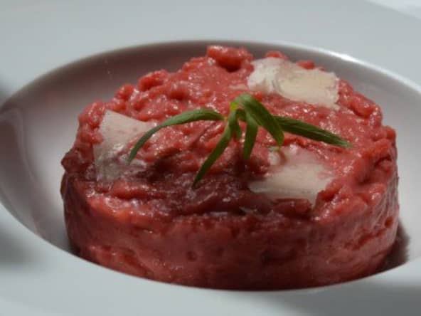 Risotto à la betterave