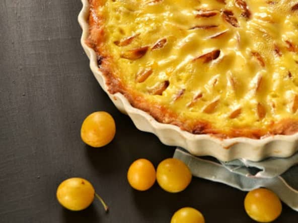 Tarte aux mirabelles