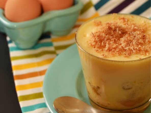 Verrines tropicales façon tiramisu