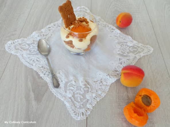 Tiramisu aux abricots, spéculoos et sirop d'érable