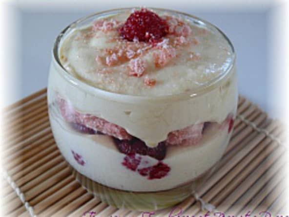 Tiramisu Rose aux Framboises