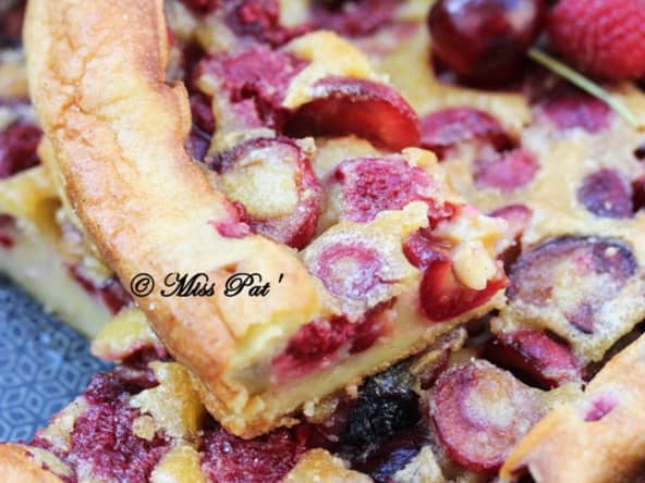 Clafoutis Rouge Désir, Cerise et Framboise