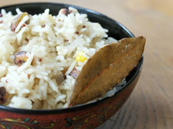 Riz aux pistaches et aux épices