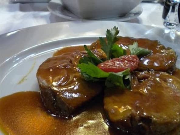 Entrecôte aux champignons