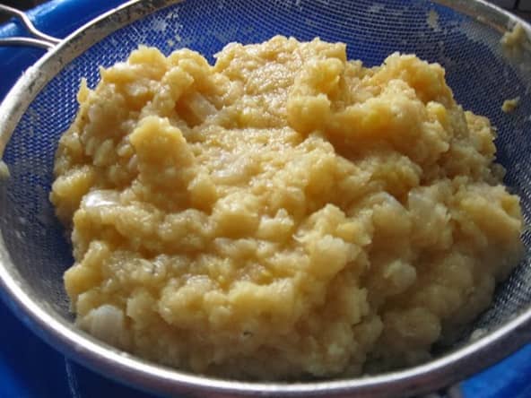 purée de lentilles