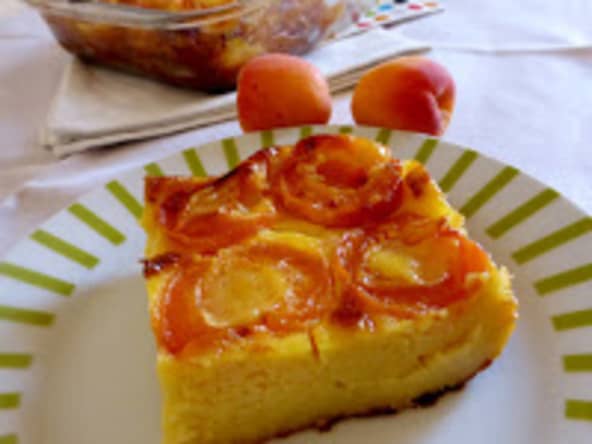 Clafoutis aux abricots et fleur d'oranger