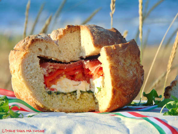 Pain surprise aux couleurs de l'Italie