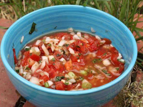 Salsa "pico de gallo" à la téquila