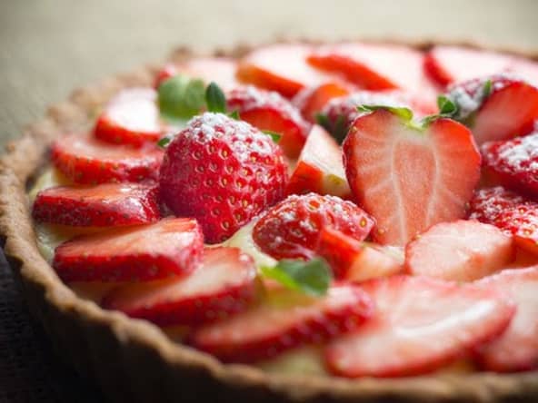 Tarte aux fraises tyrolienne
