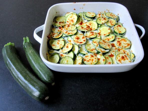 Gratin de courgettes express