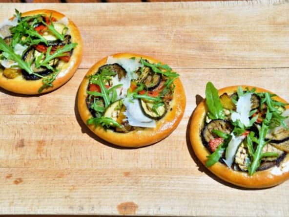 Comme une focaccia : une Tarte aux Légumes grillés par le Chef Stéphane Décotterd