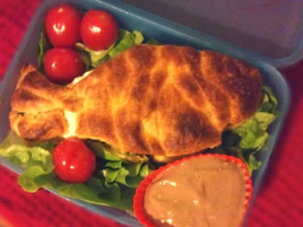 Bento feuilleté, épinard et fromage Saint-félicien