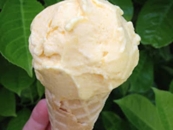 Glace à la mangue