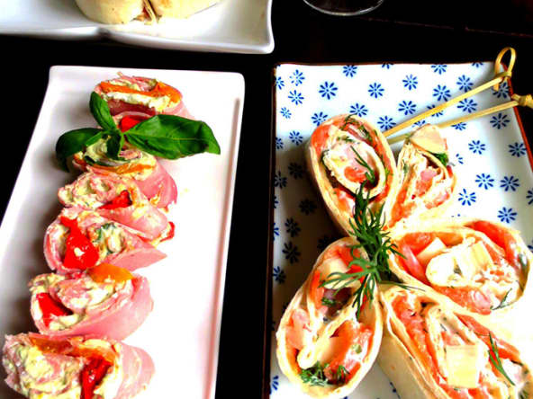 Bouchées Gourmandes (wraps)