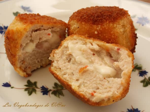 Croquettes de poulet à la mozzarella