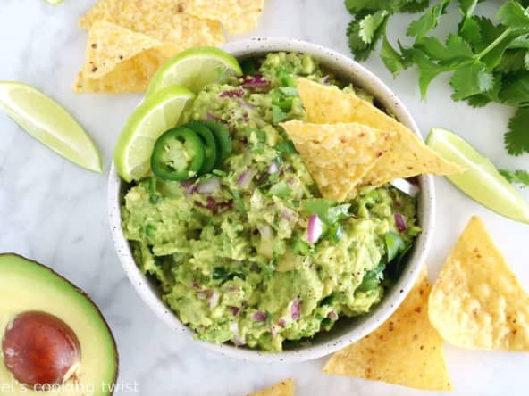 Le guacamole mexicain parfait pour vos apéritifs