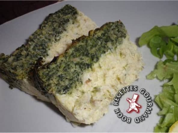 Terrine de poisson aux épinards