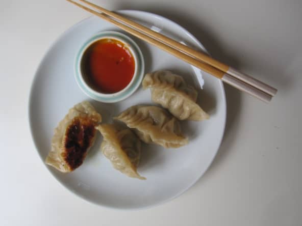 Guotie à la roquette