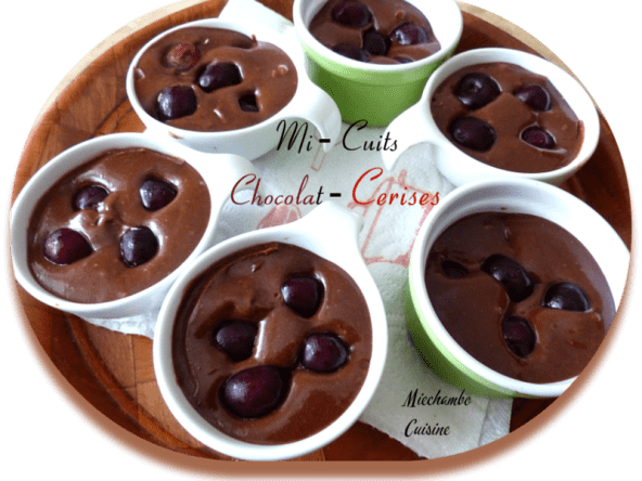 Mi-cuits chocolat – cerises
