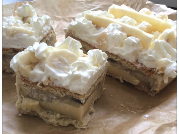 Tarte magique aux bananes