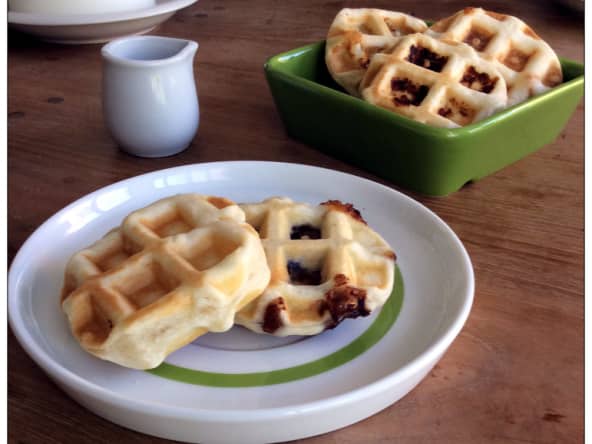 Gaufres à la pâte brisée