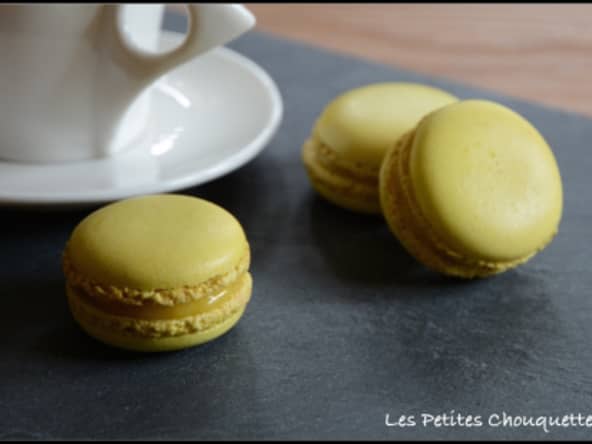 Macarons citron-verveine