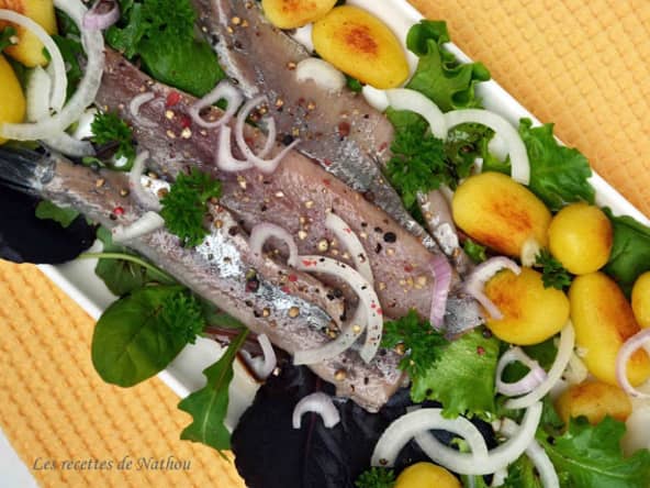 Maatjes aux 5 baies et pommes de terre rissolées