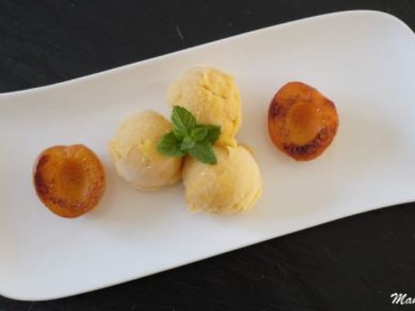 Sorbet à l’abricot très léger