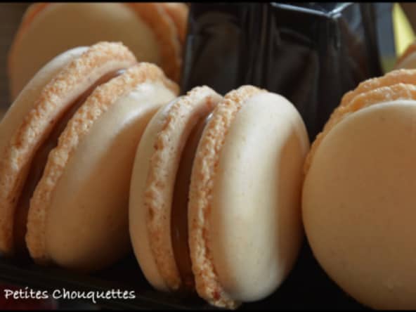 Macarons caramel beurre salé d'après Christophe Felder