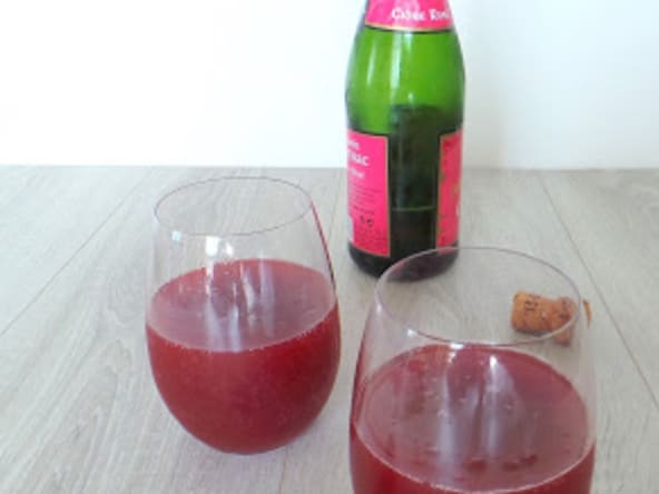 Cocktail de cidre à la cerise